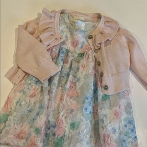 First Impressions Dress and Cardigan